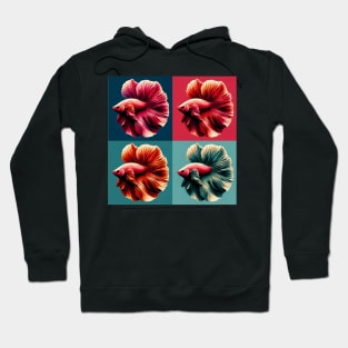 Rose Petal Betta - Cool Tropical Fish Hoodie